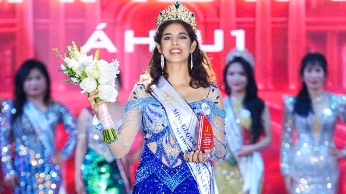 Đại diện Ấn Độ - Purvi Khandelwal đạt danh hiệu Á hậu 1. (Ảnh: BTC)
