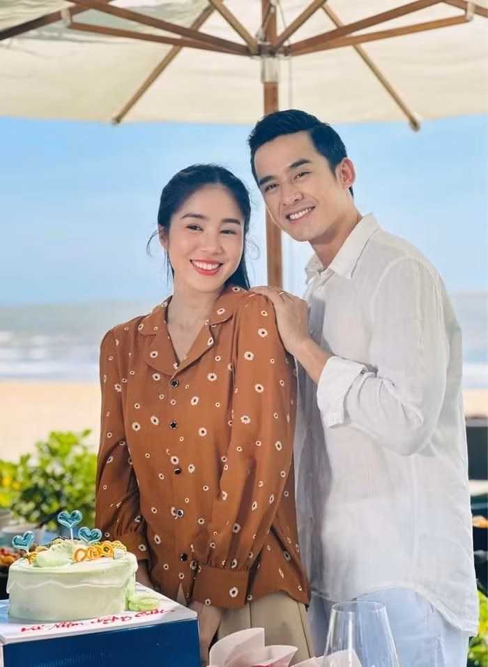 Vợ chồng Mai - Dũng khi còn hạnh phúc.