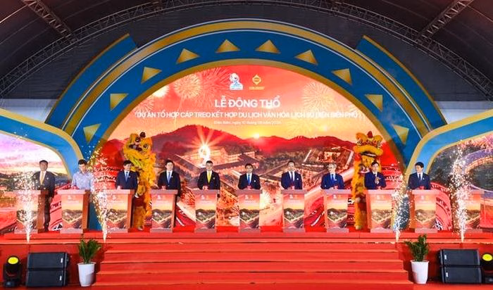 Lễ động thổ đánh dấu sự khởi đầu của một hệ sinh thái du lịch đẳng cấp tại Điện Biên.