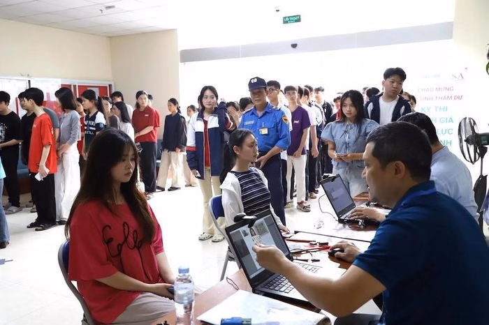 Thí sinh dự kỳ thi ĐGNL HSA năm 2026. Ảnh: VNU.
